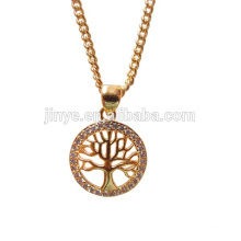 18k Golden Fill Tree of Life Pendant Necklace